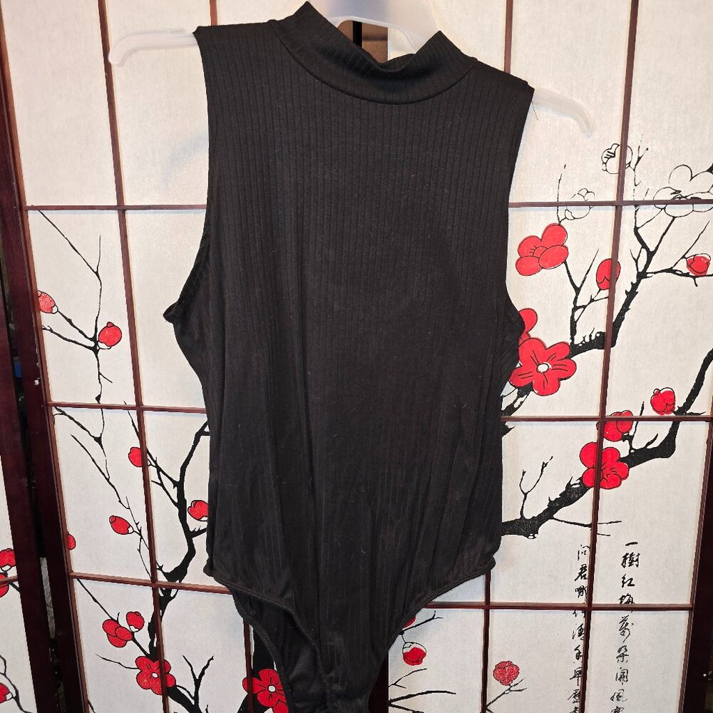 Eye Candy body suit with high neck